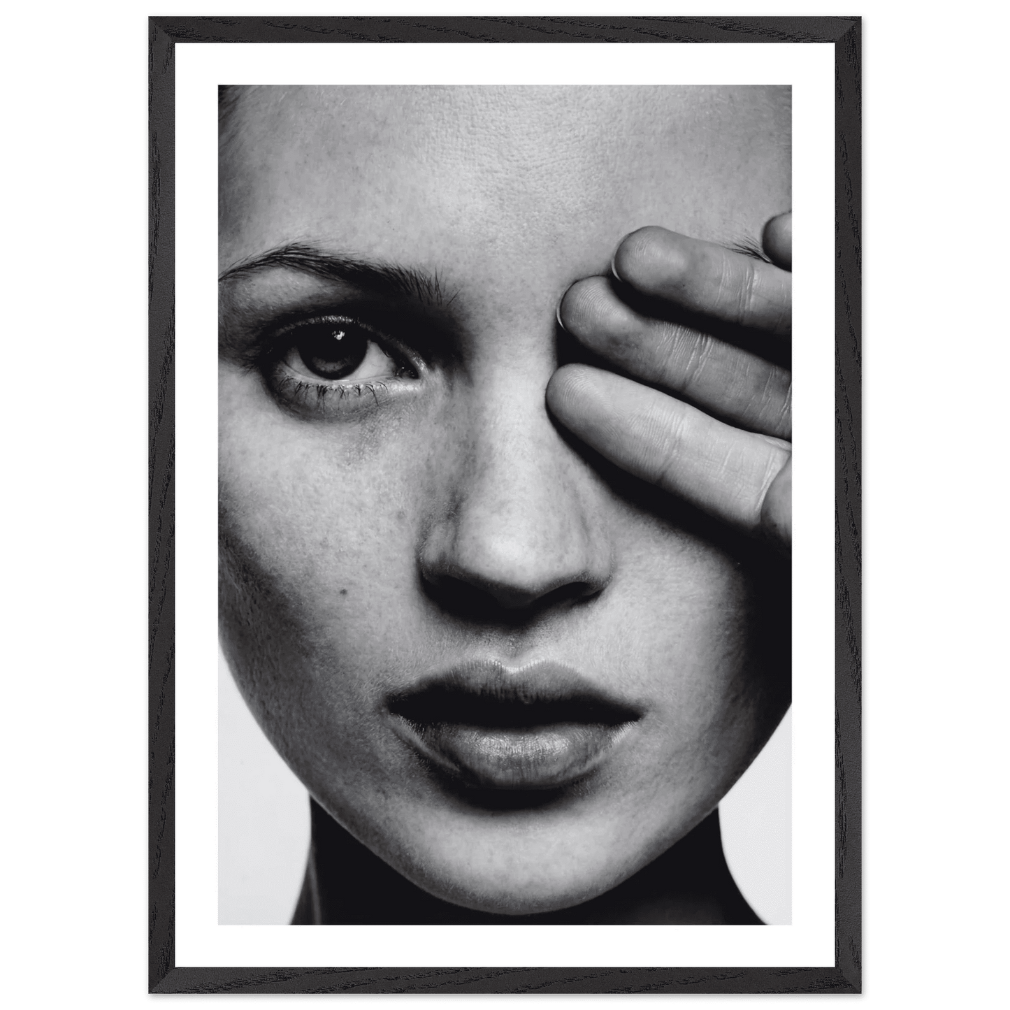 Minimalist Portrait Black and White Wall Art - The Trendy Art