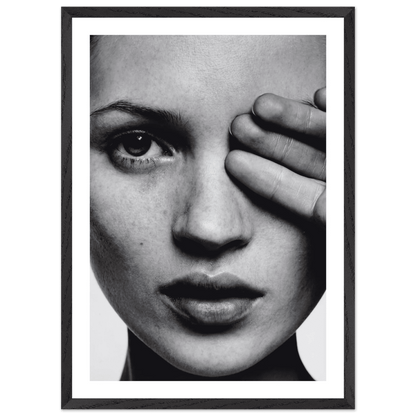 Minimalist Portrait Black and White Wall Art - The Trendy Art