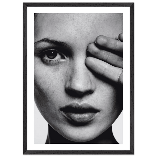 Minimalist Portrait Black and White Wall Art - The Trendy Art