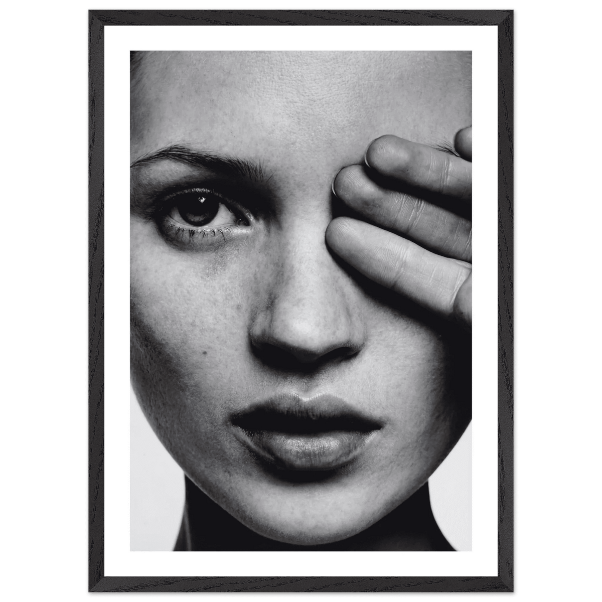 Minimalist Portrait Black and White Wall Art - The Trendy Art