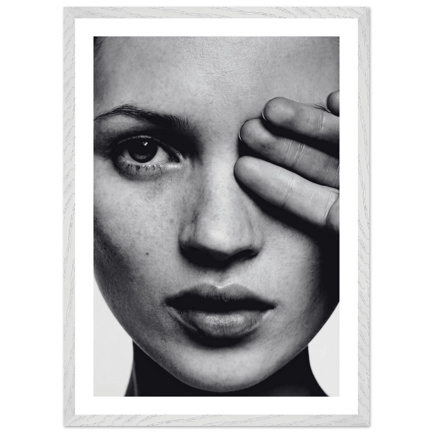 Minimalist Portrait Black and White Wall Art - The Trendy Art