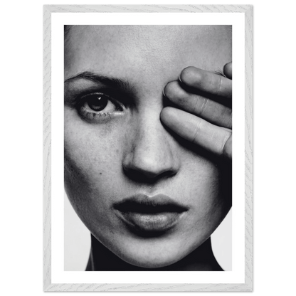 Minimalist Portrait Black and White Wall Art - The Trendy Art