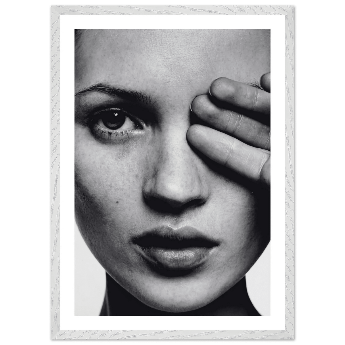 Minimalist Portrait Black and White Wall Art - The Trendy Art