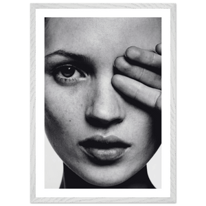 Minimalist Portrait Black and White Wall Art - The Trendy Art