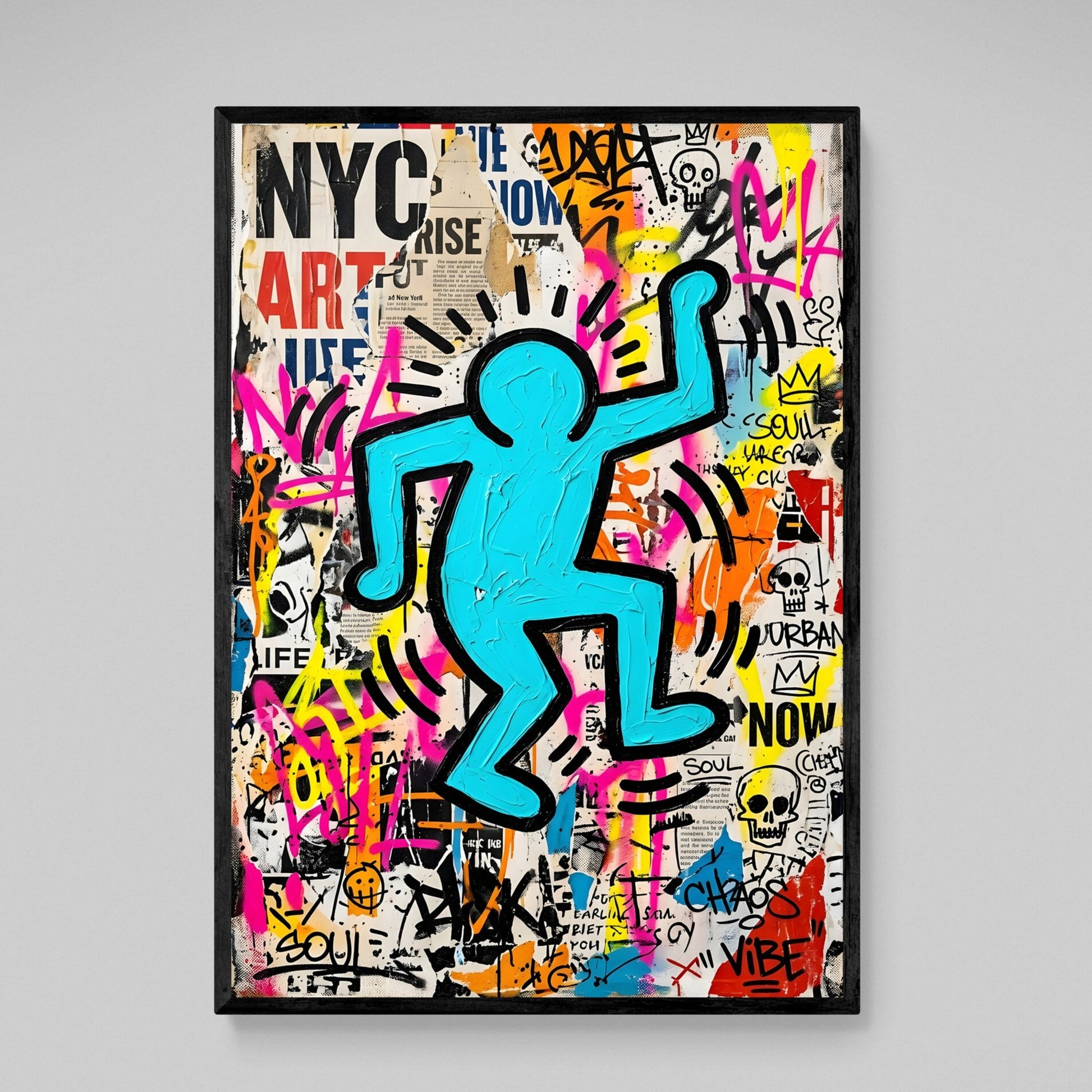 Modern Graffiti Pop Culture Canvas - The Trendy Art