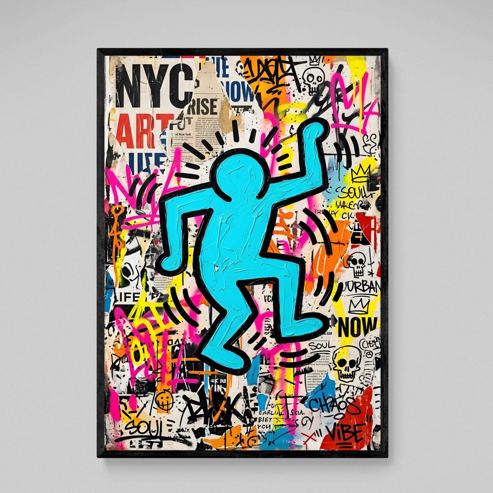 Modern Graffiti Pop Culture Canvas - The Trendy Art