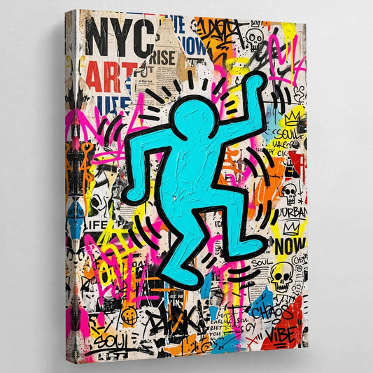 Modern Graffiti Pop Culture Canvas - The Trendy Art