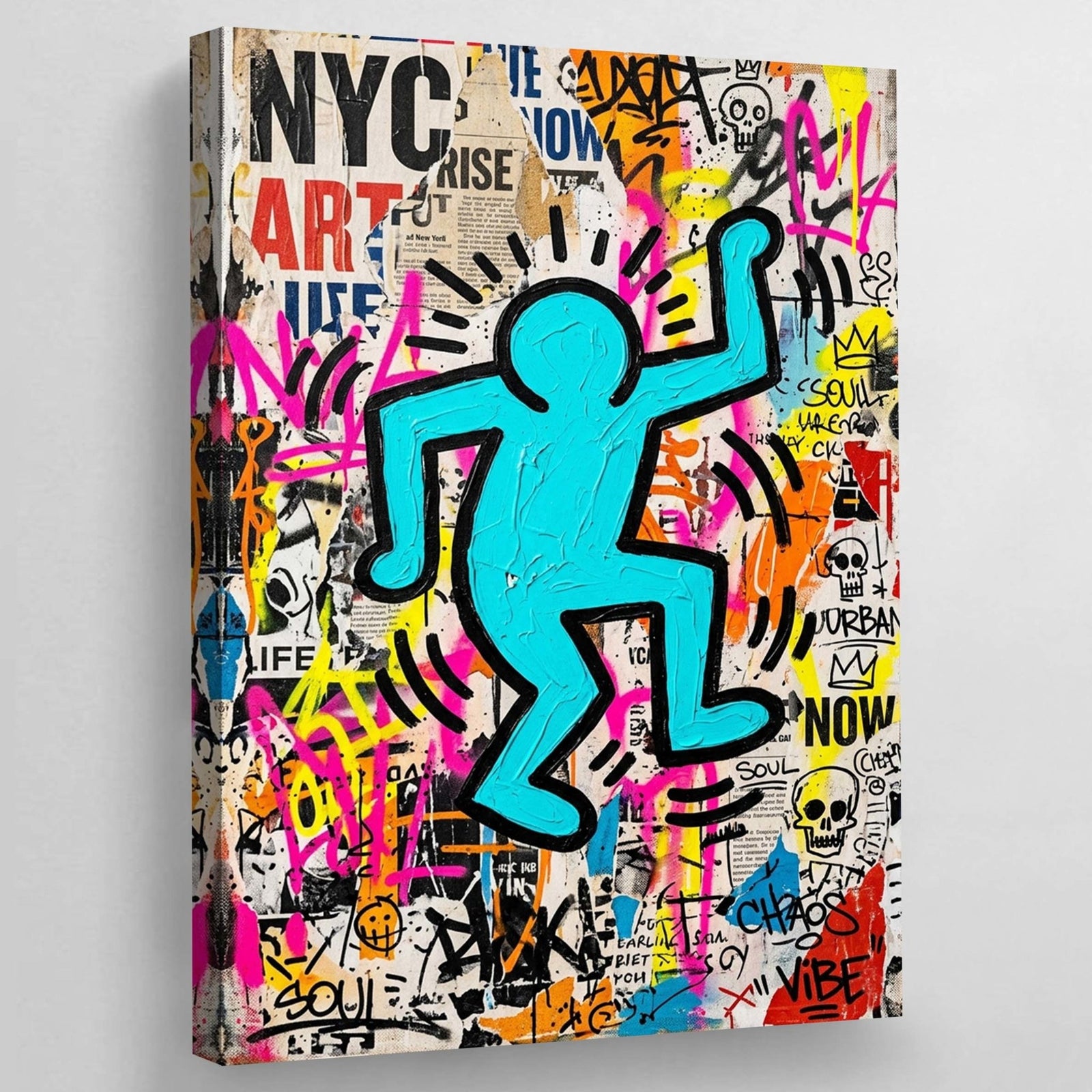 Modern Graffiti Pop Culture Canvas - The Trendy Art