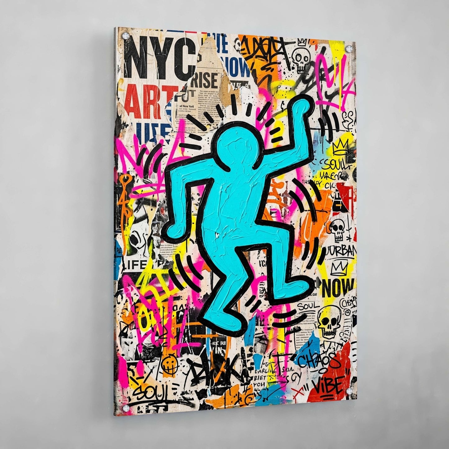Modern Graffiti Pop Culture Canvas - The Trendy Art