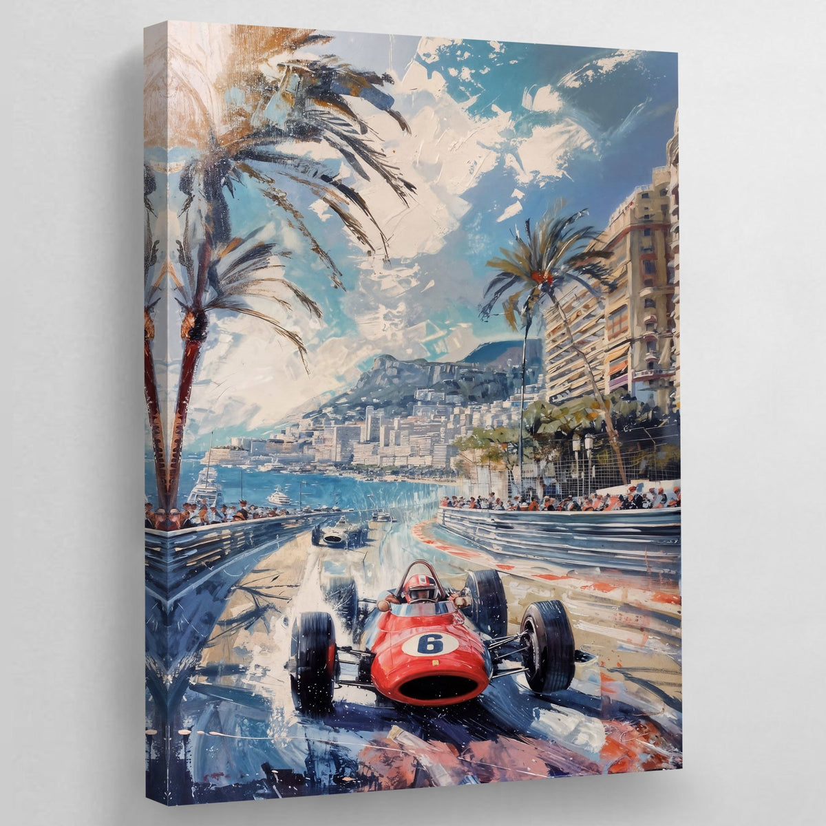 Monaco Race Vintage Wall Art - The Trendy Art
