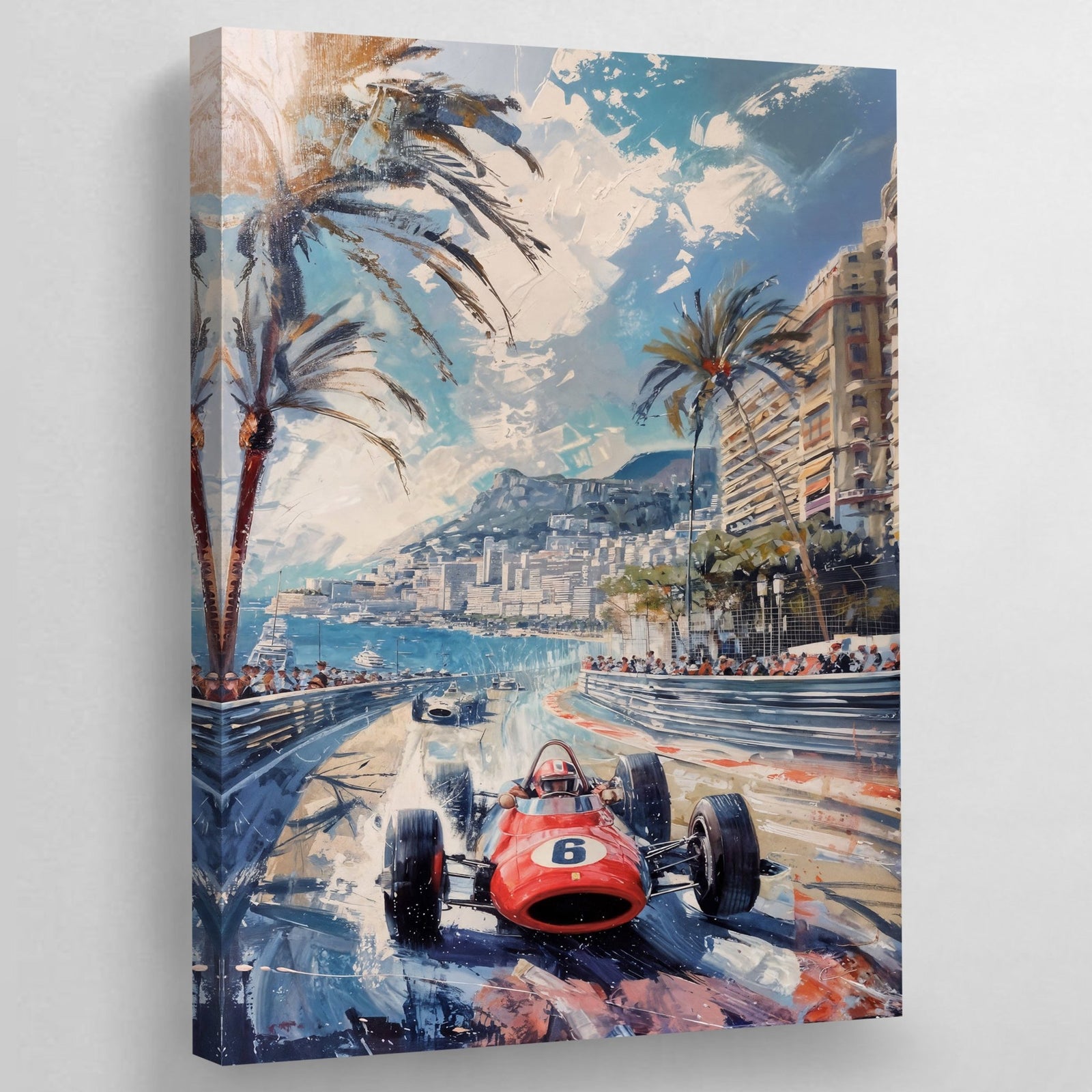 Monaco Race Vintage Wall Art - The Trendy Art