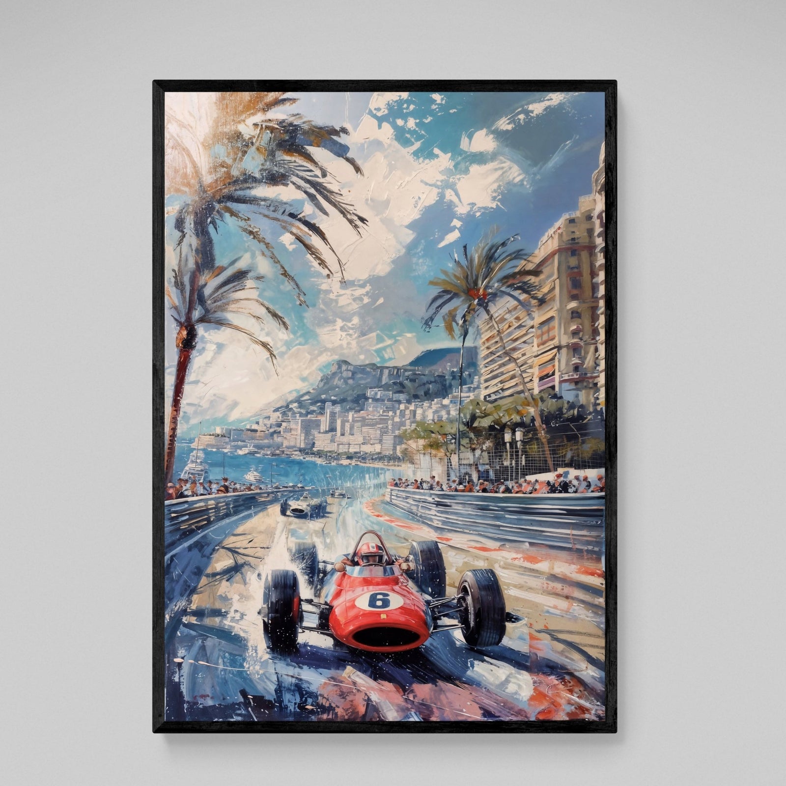 Monaco Race Vintage Wall Art - The Trendy Art