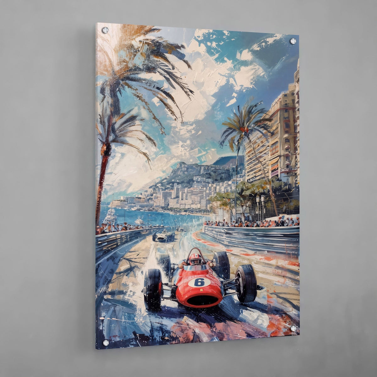 Monaco Race Vintage Wall Art - The Trendy Art