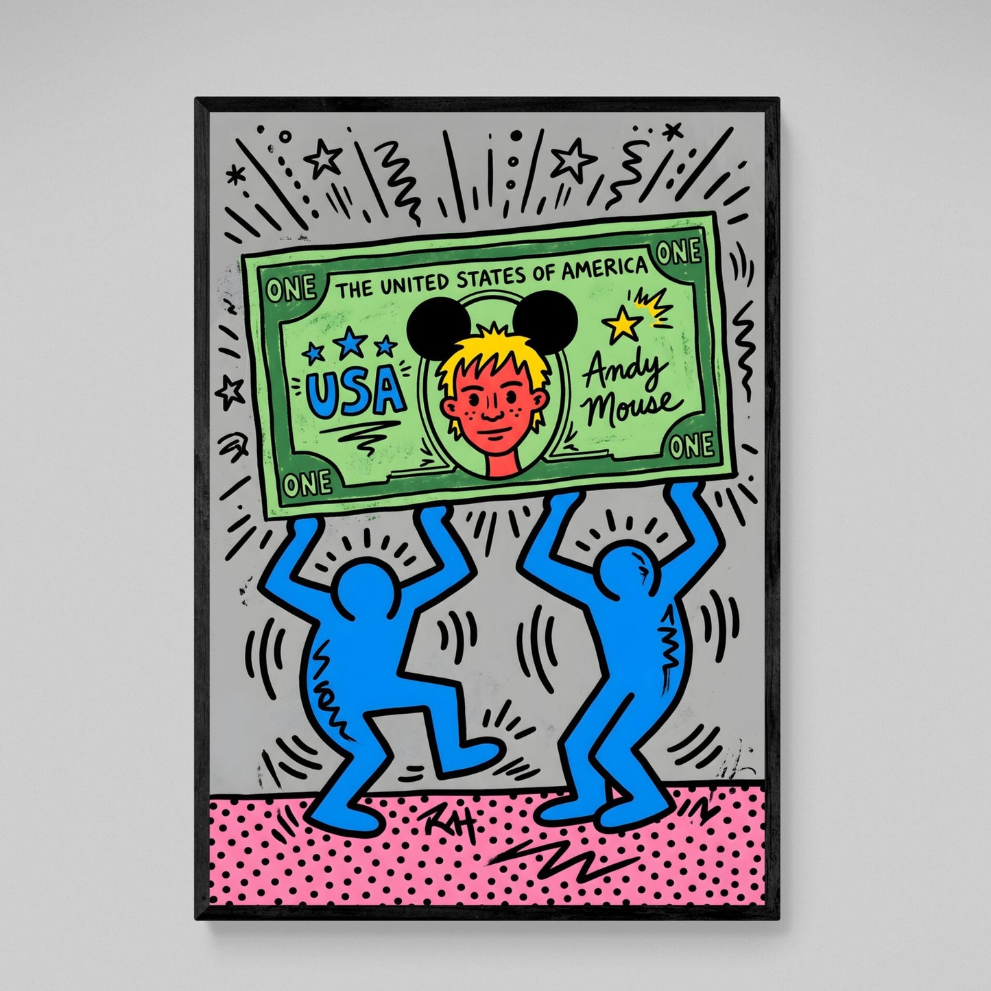 Money Pop Art Canvas - The Trendy Art