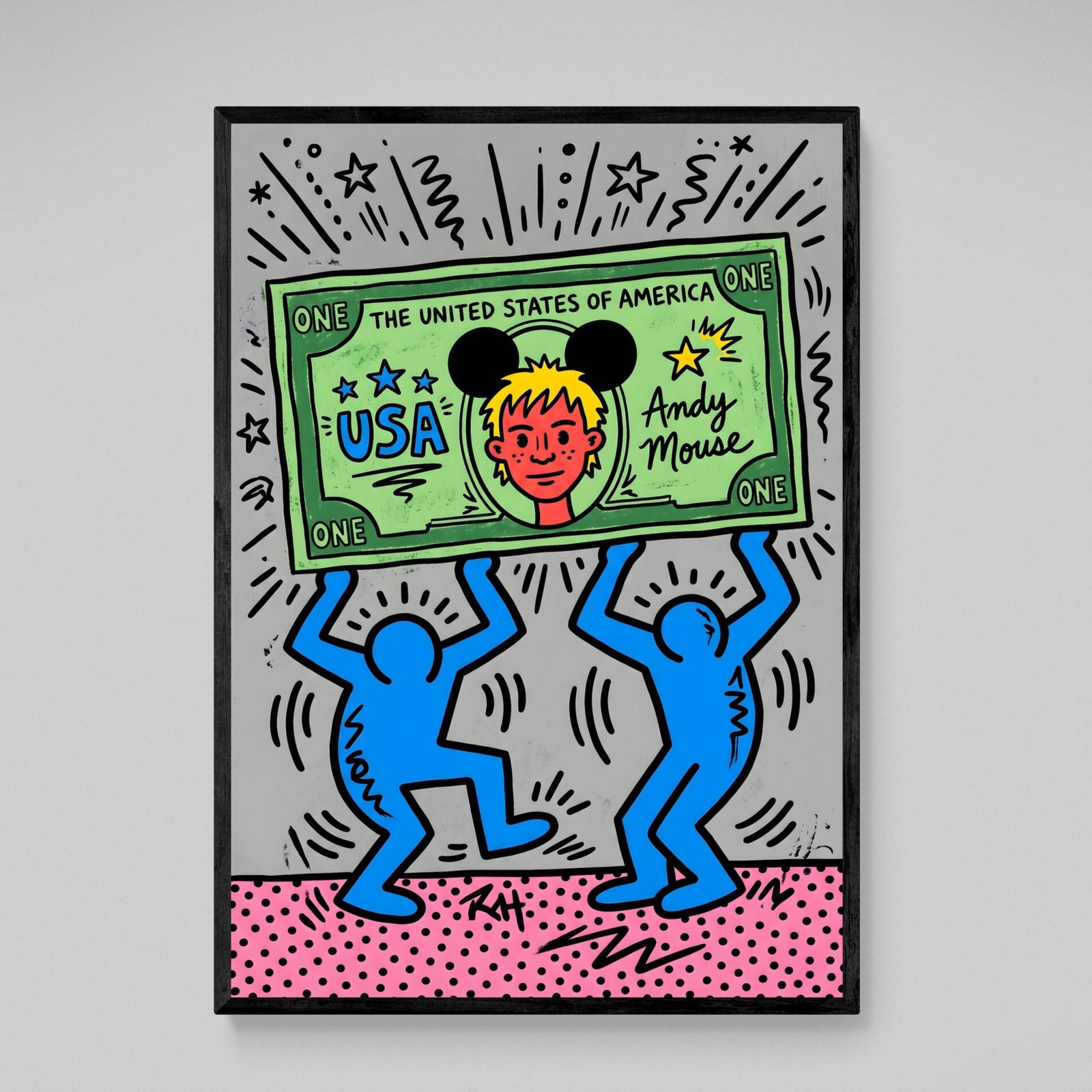 Money Pop Art Canvas - The Trendy Art