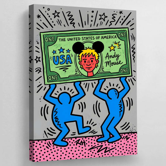Money Pop Art Canvas - The Trendy Art