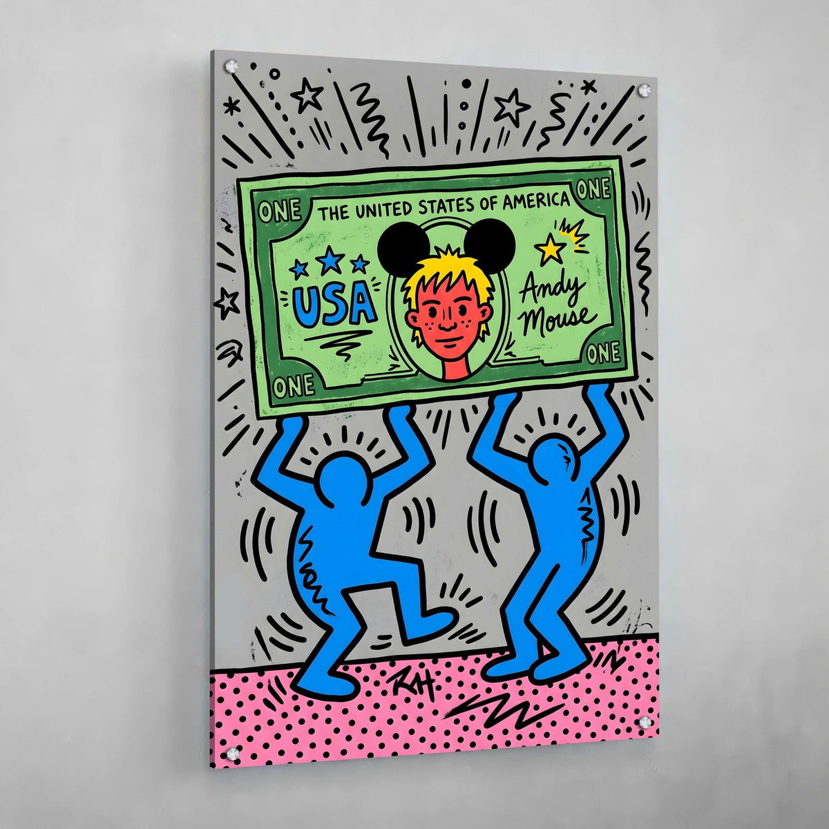 Money Pop Art Canvas - The Trendy Art