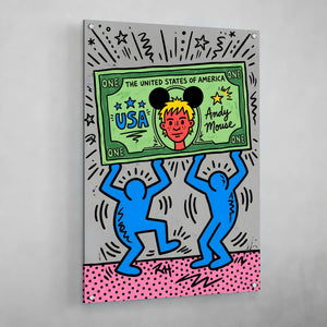 Money Pop Art Canvas - The Trendy Art