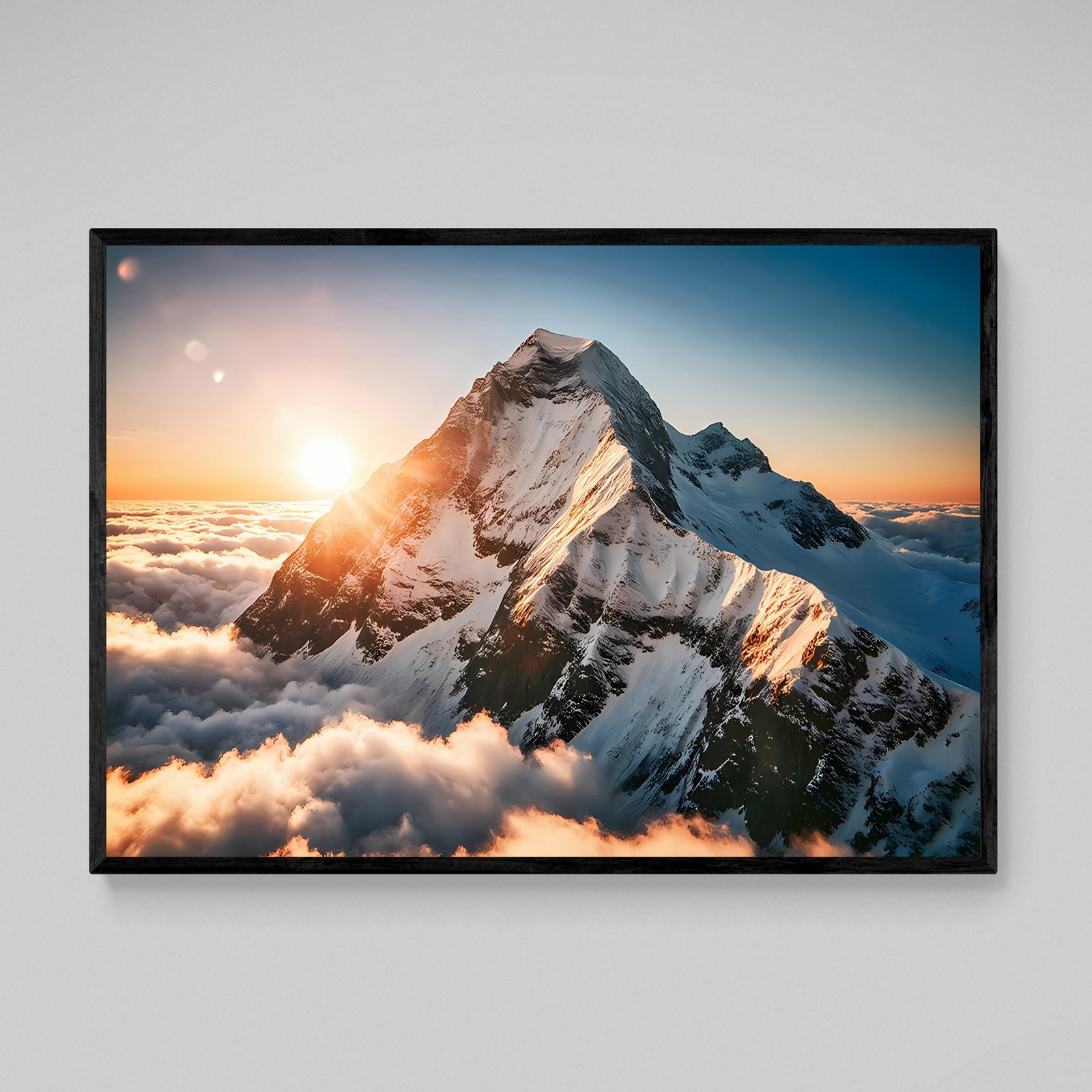 Mountain Landscape Canvas Wall Art - The Trendy Art