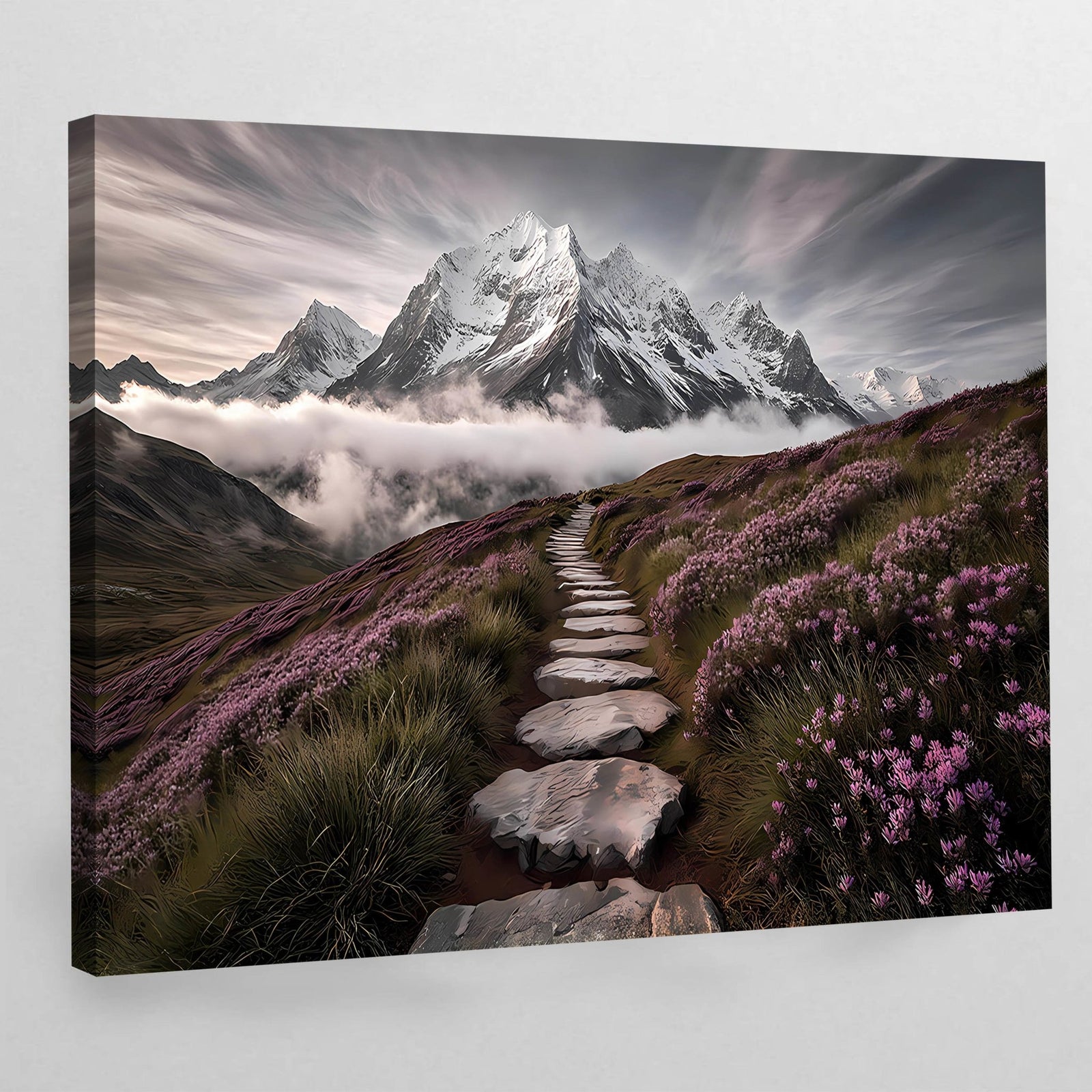 Mountain Landscape Wall Art - The Trendy Art