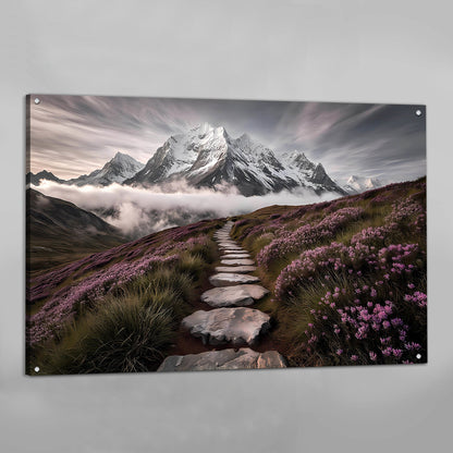 Mountain Landscape Wall Art - The Trendy Art