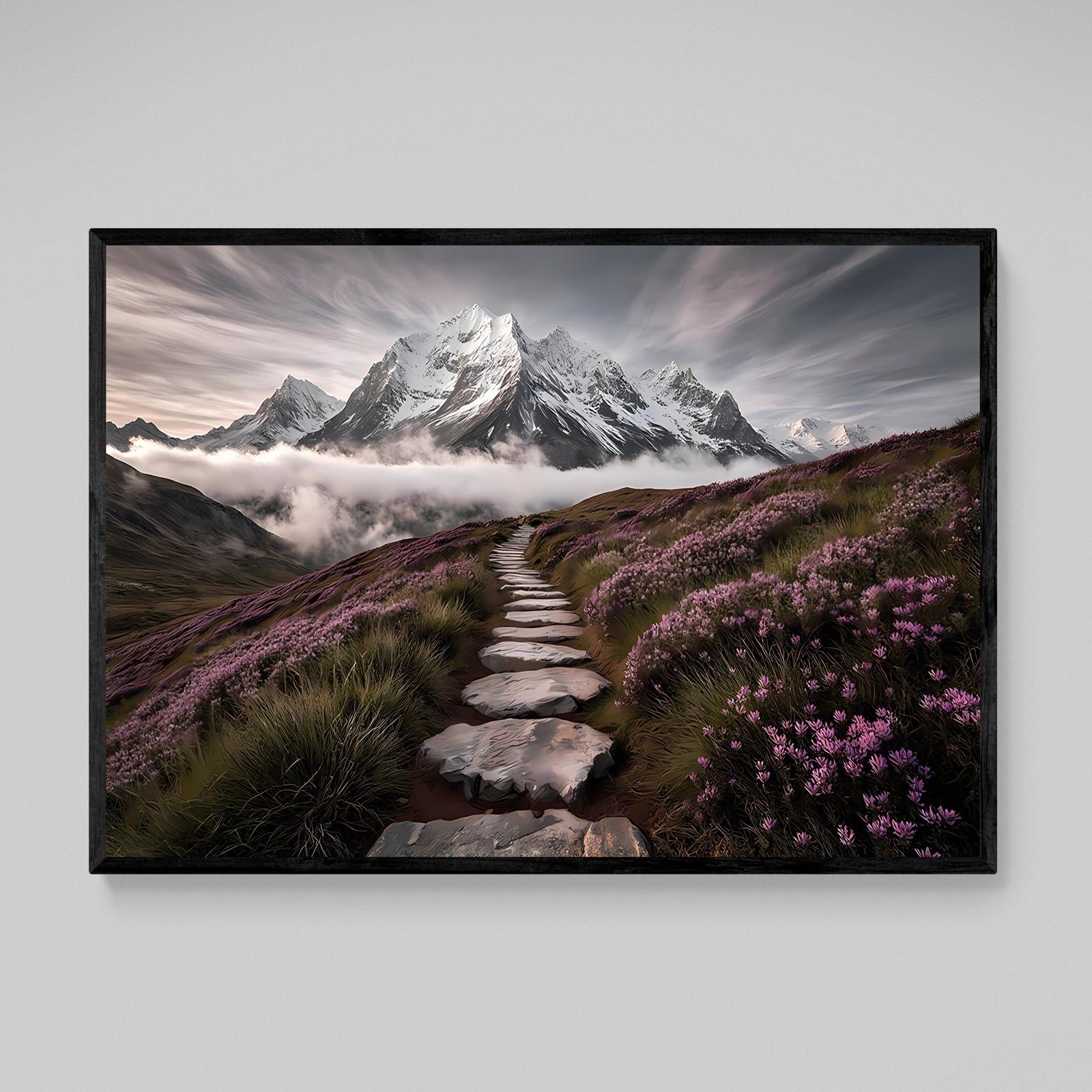 Mountain Landscape Wall Art - The Trendy Art