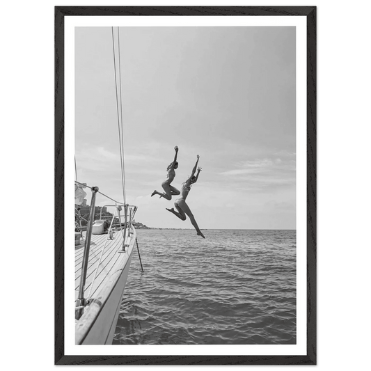 Ocean Adventure Black and White Wall Art - The Trendy Art