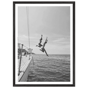 Ocean Adventure Black and White Wall Art - The Trendy Art