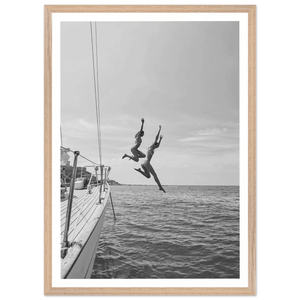 Ocean Adventure Black and White Wall Art - The Trendy Art