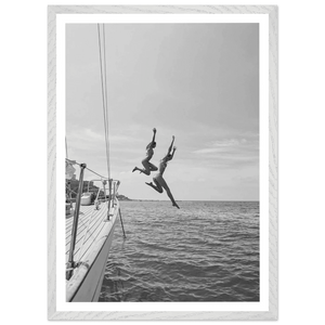 Ocean Adventure Black and White Wall Art - The Trendy Art