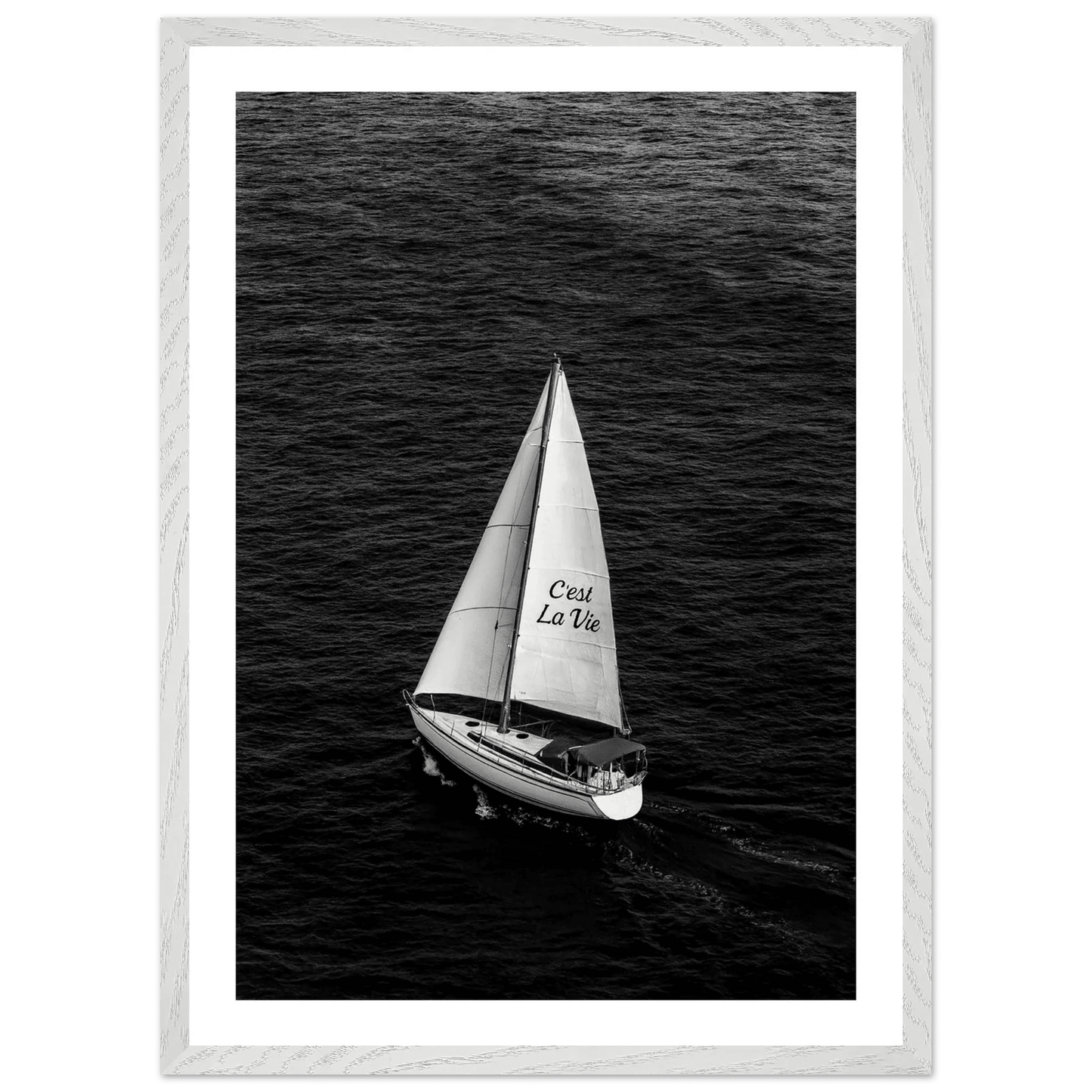 Ocean Escape Black and White Wall Art - The Trendy Art