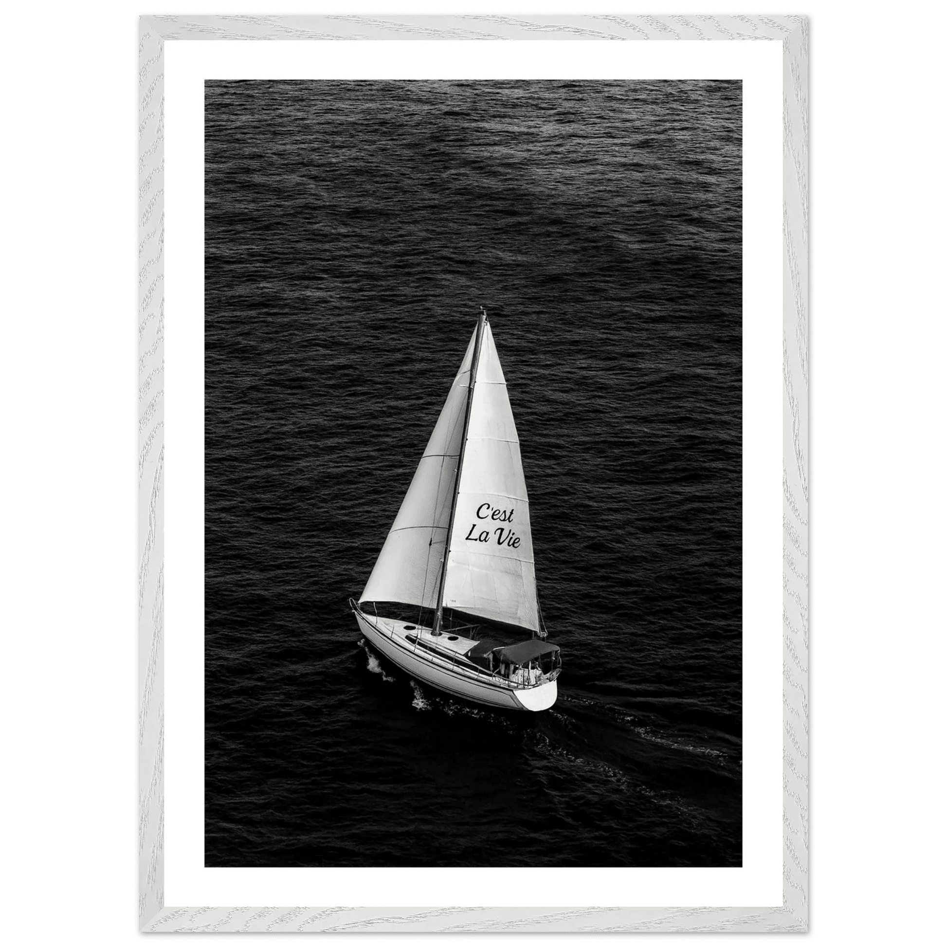 Ocean Escape Black and White Wall Art - The Trendy Art