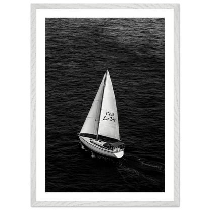 Ocean Escape Black and White Wall Art - The Trendy Art