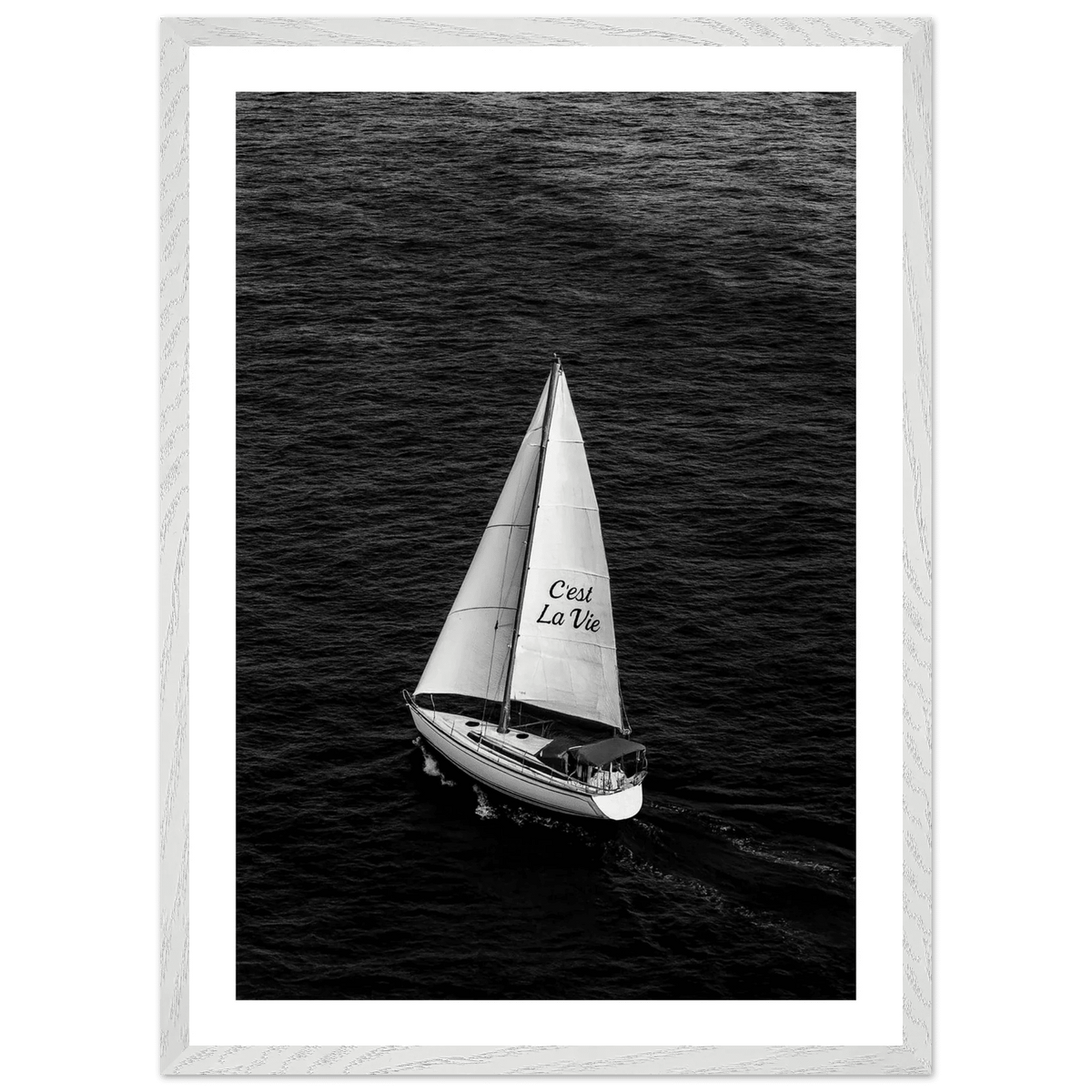 Ocean Escape Black and White Wall Art - The Trendy Art