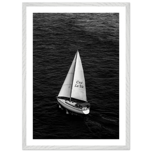 Ocean Escape Black and White Wall Art - The Trendy Art