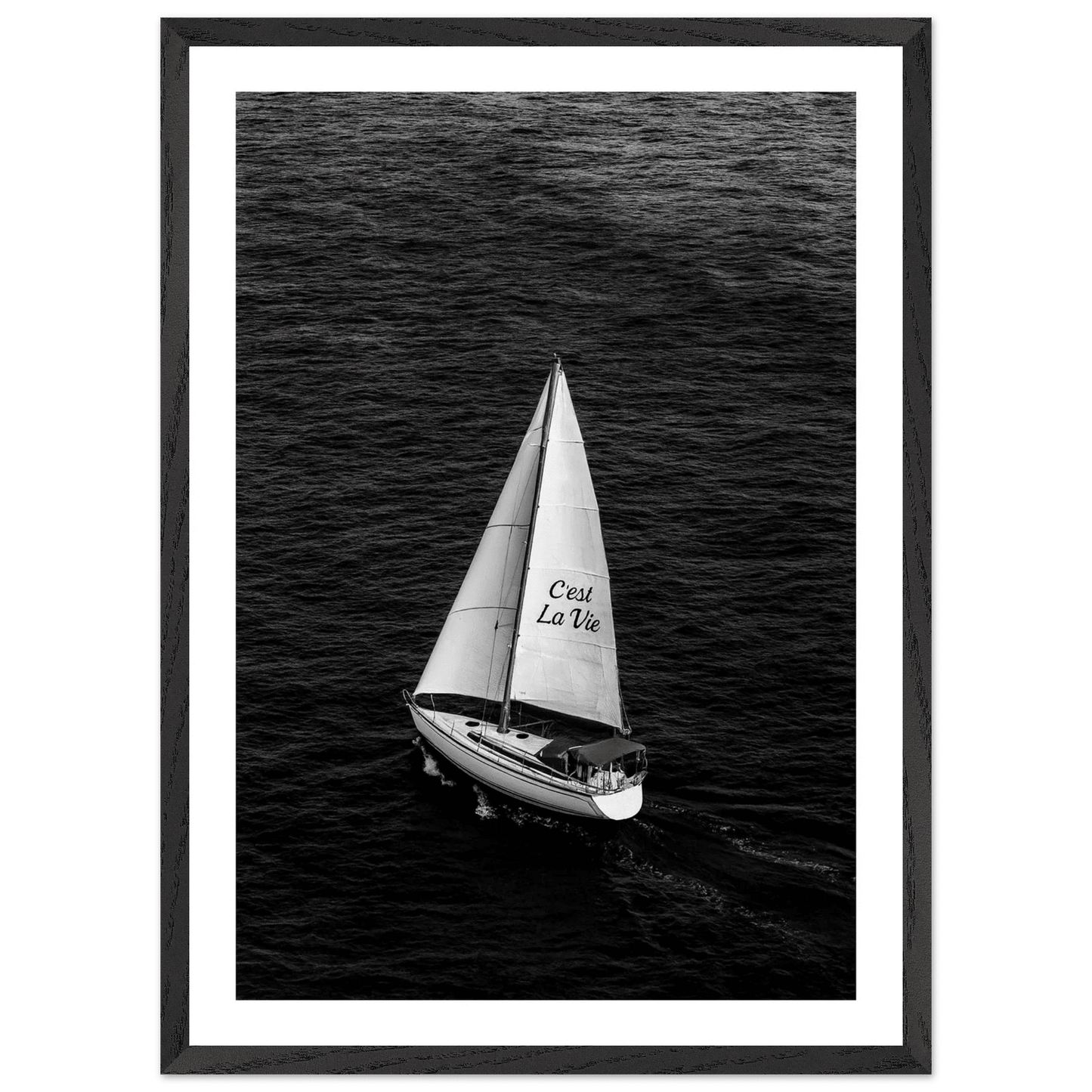 Ocean Escape Black and White Wall Art - The Trendy Art