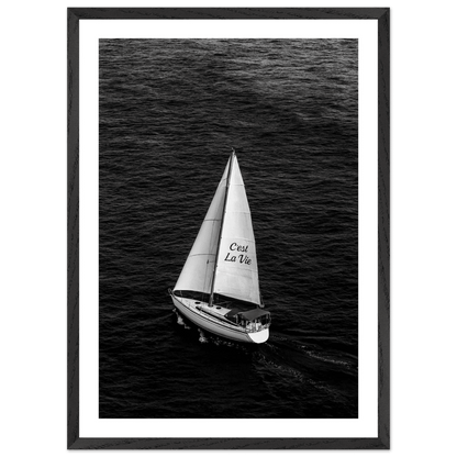 Ocean Escape Black and White Wall Art - The Trendy Art