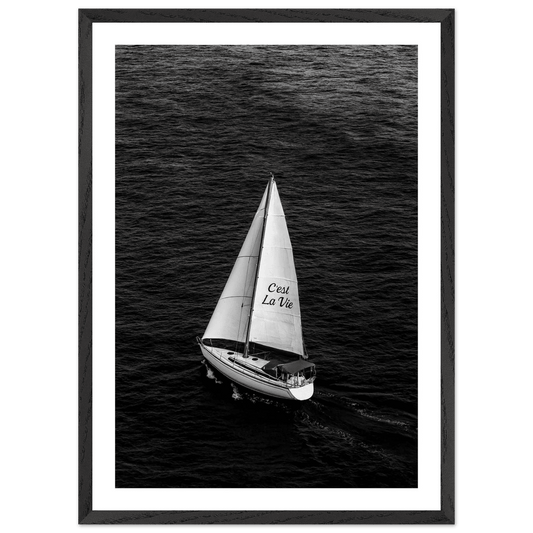 Ocean Escape Black and White Wall Art - The Trendy Art