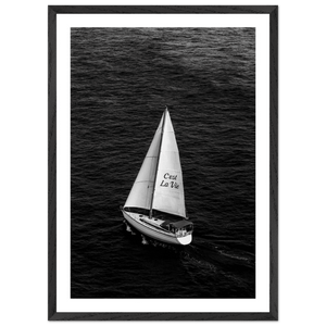 Ocean Escape Black and White Wall Art - The Trendy Art