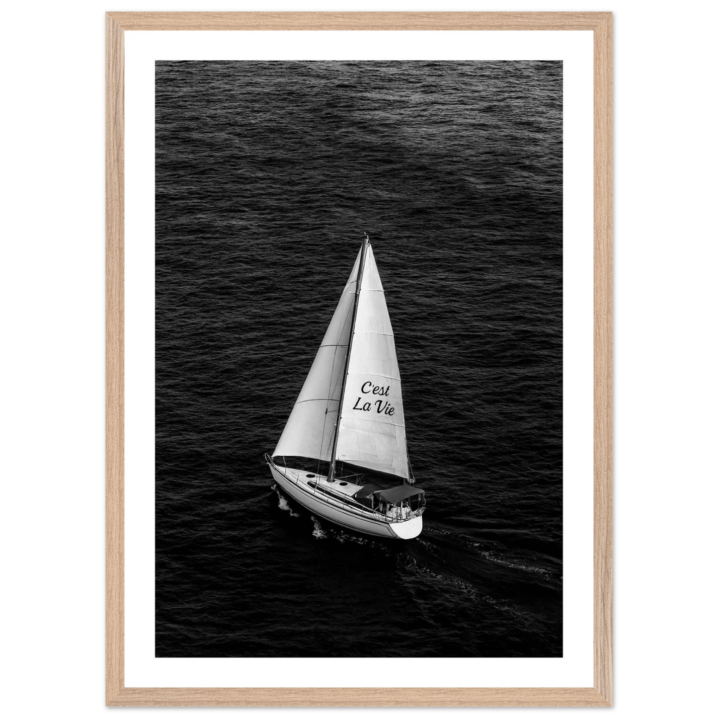 Ocean Escape Black and White Wall Art - The Trendy Art