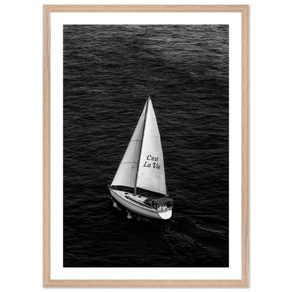 Ocean Escape Black and White Wall Art - The Trendy Art