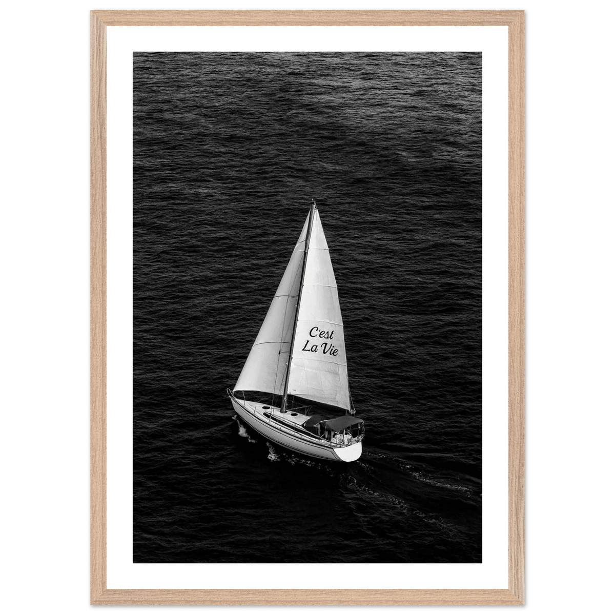 Ocean Escape Black and White Wall Art - The Trendy Art
