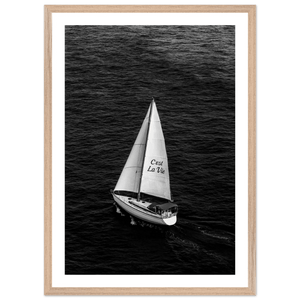 Ocean Escape Black and White Wall Art - The Trendy Art