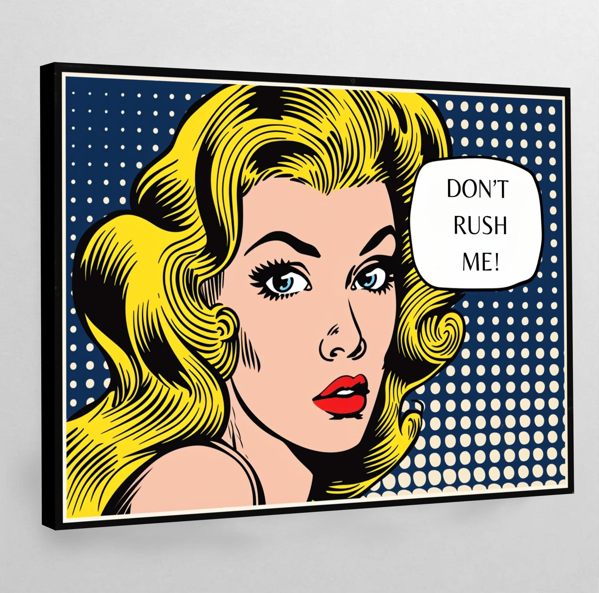 Old School Pop Art Canvas - The Trendy Art