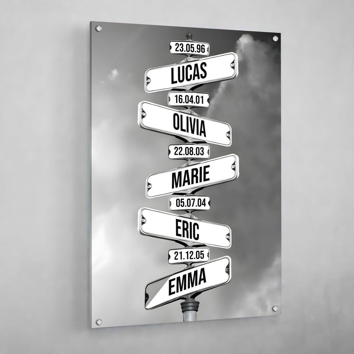 Personalized Street Sign Canvas - The Trendy Art