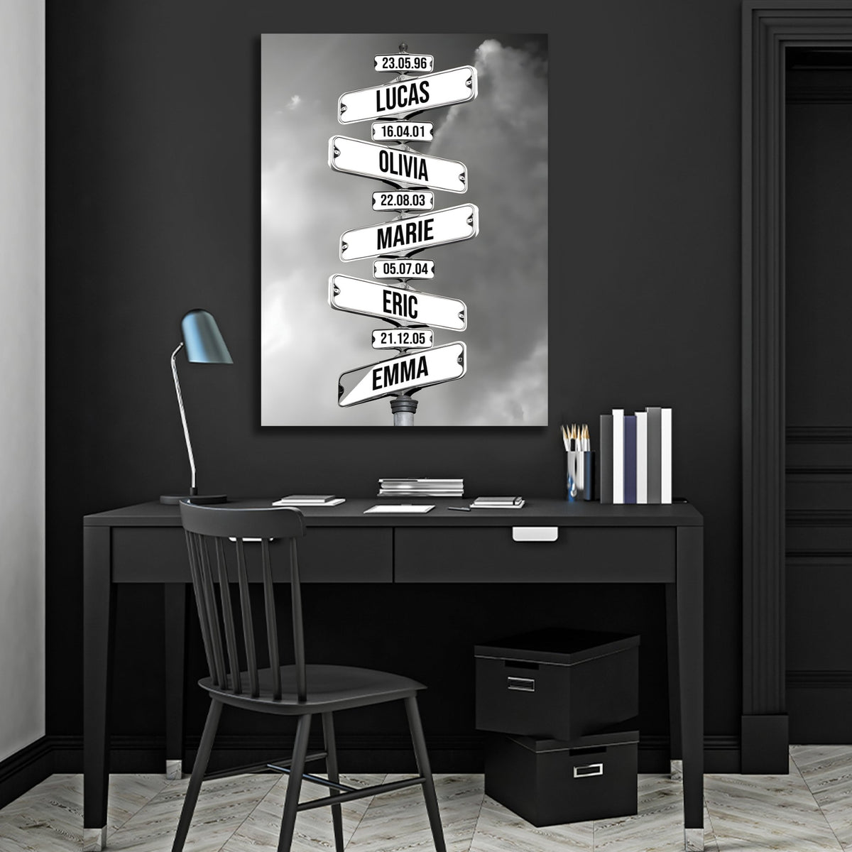 Personalized Street Sign Canvas - The Trendy Art