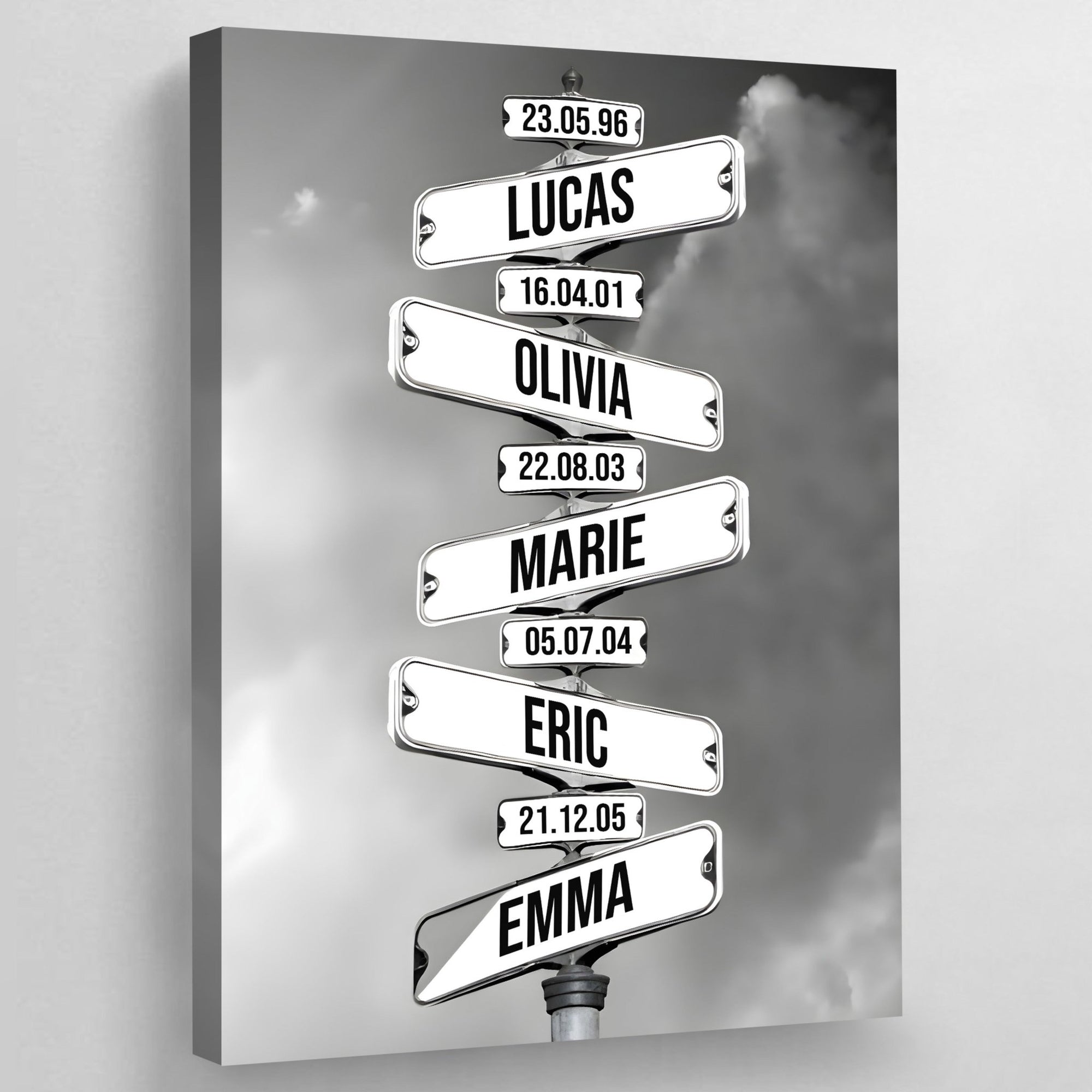Personalized Street Sign Canvas - The Trendy Art