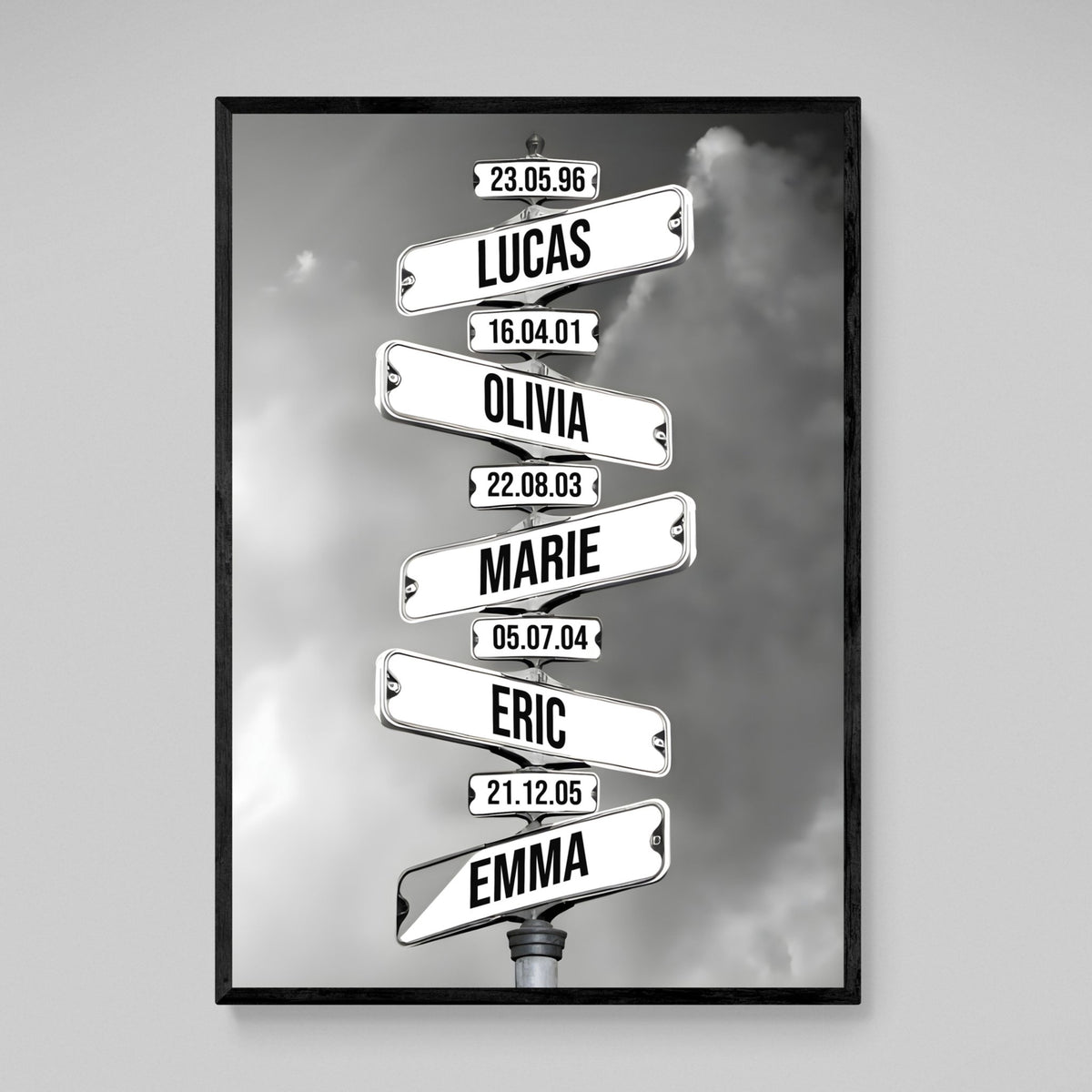 Personalized Street Sign Canvas - The Trendy Art