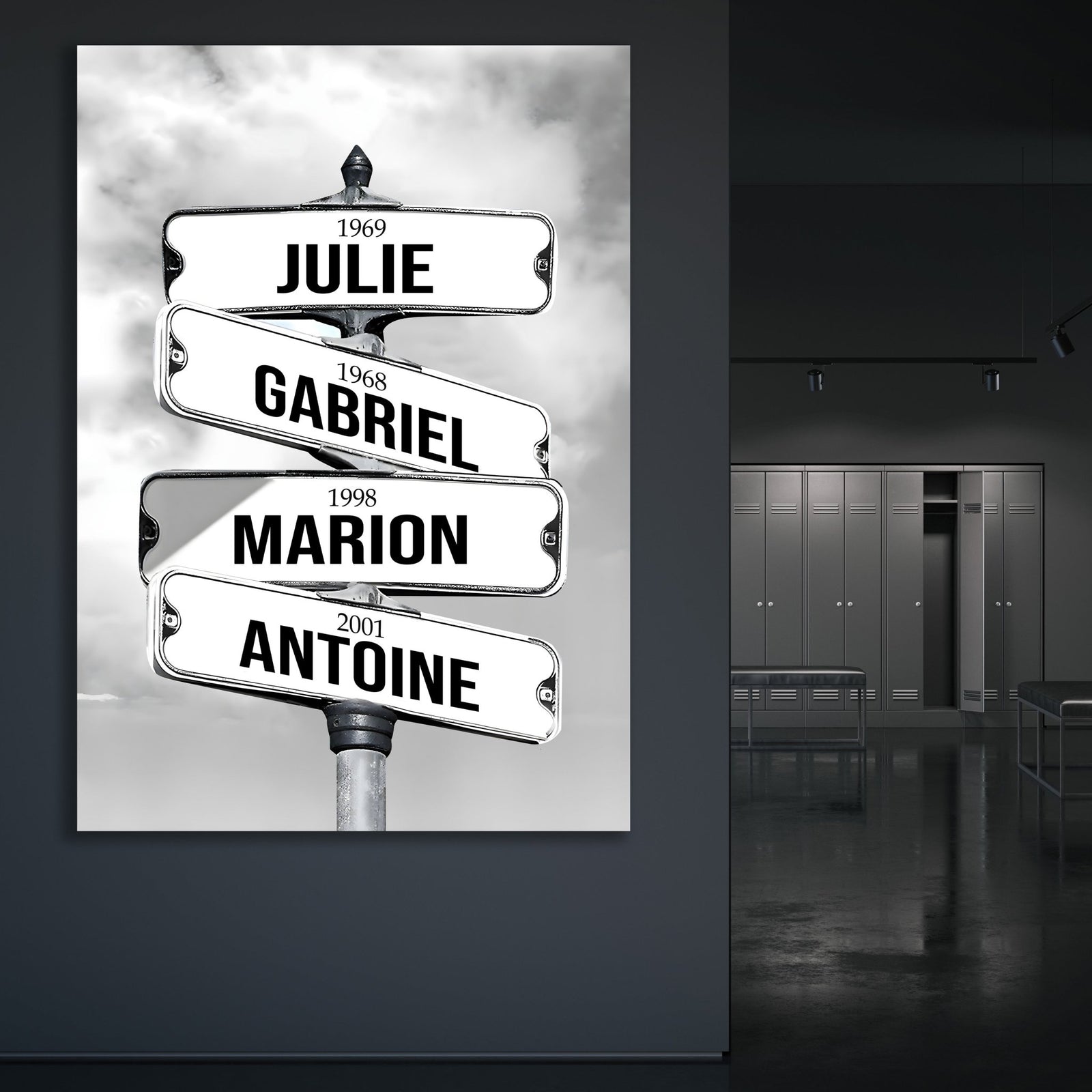 Personalized Street Sign Wall Art - The Trendy Art