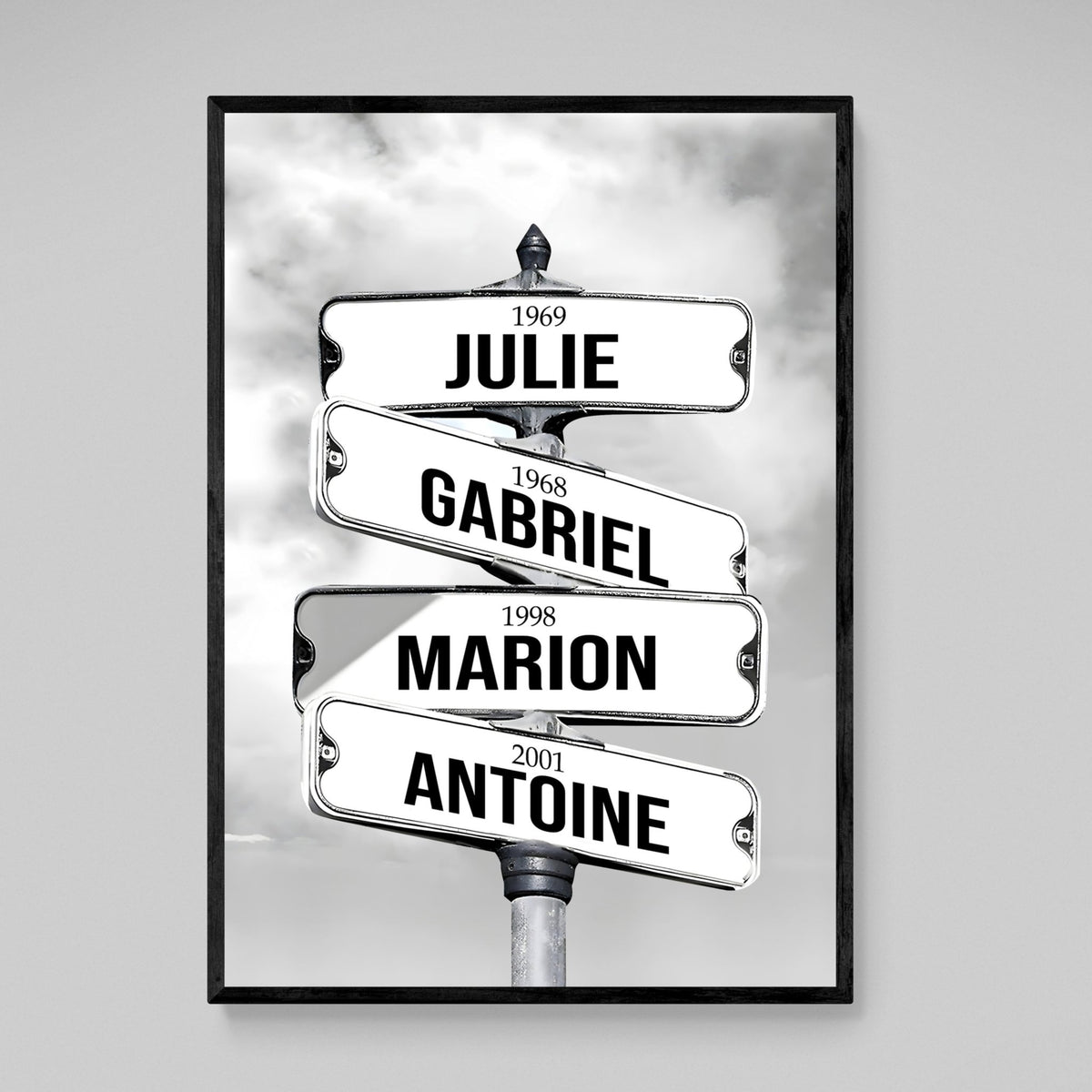 Personalized Street Sign Wall Art - The Trendy Art